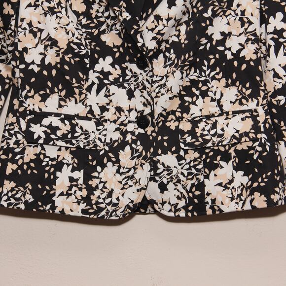 Croft & Barrow Floral Blazer Jacket Size 6  Lined - Picture 4 of 8